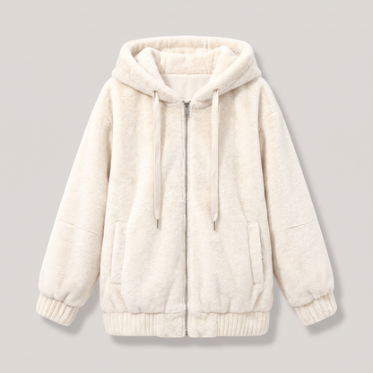 PLUSH HOOD THERMAL JACKET