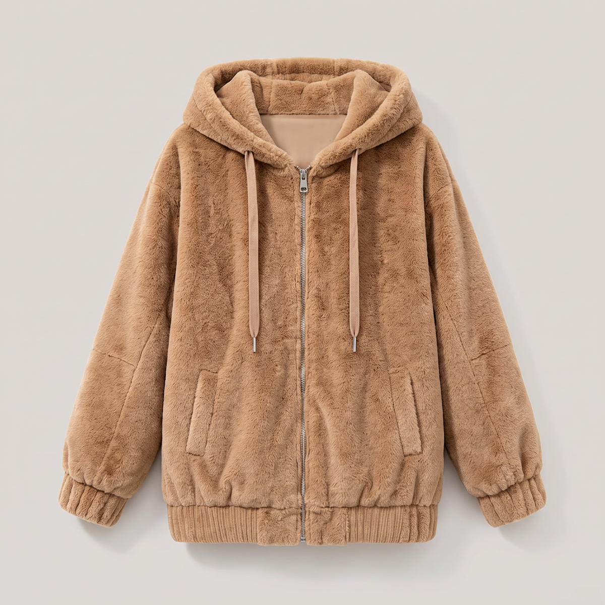 PLUSH HOOD THERMAL JACKET