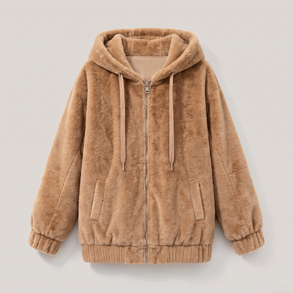 PLUSH HOOD THERMAL JACKET