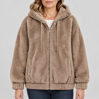 PLUSH HOOD THERMAL JACKET