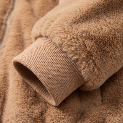 PLUSH HOOD THERMAL JACKET