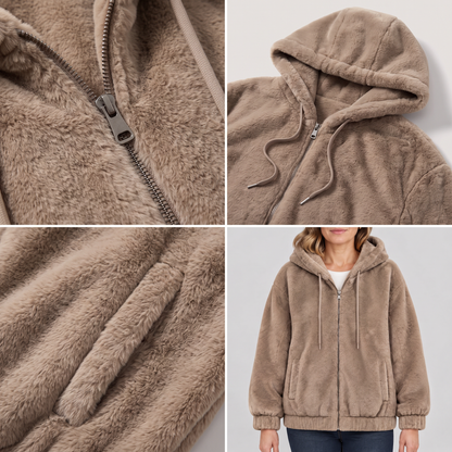 PLUSH HOOD THERMAL JACKET