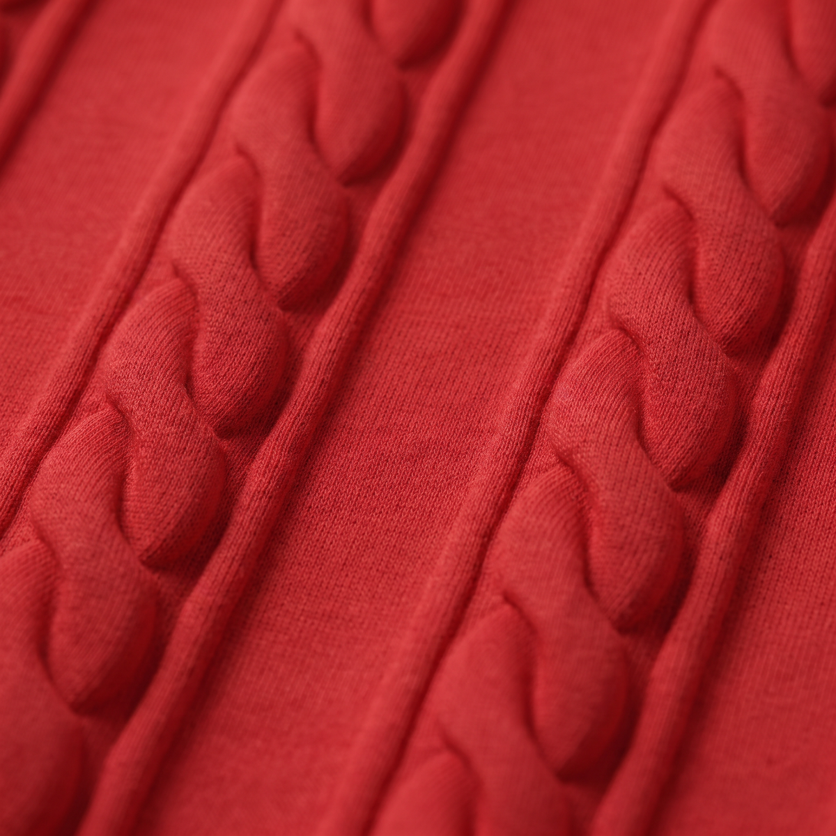 CABLE TEXTURE HALF ZIP JUMPER