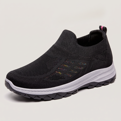 KNIT SLIP-ON WALKING TRAINERS