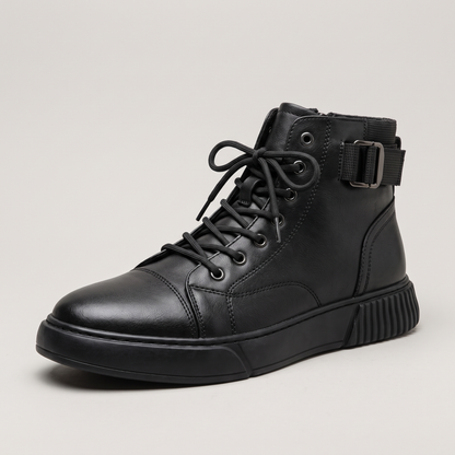 ANKLE STRAP HIGH-TOP BOOTS