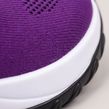TOGGLE LACE KNIT WALKING TRAINERS