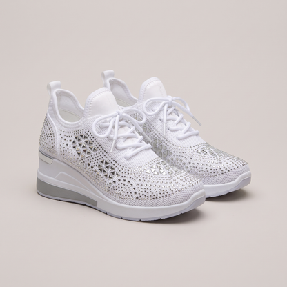 DIAMANTE KNIT COMFORT TRAINERS