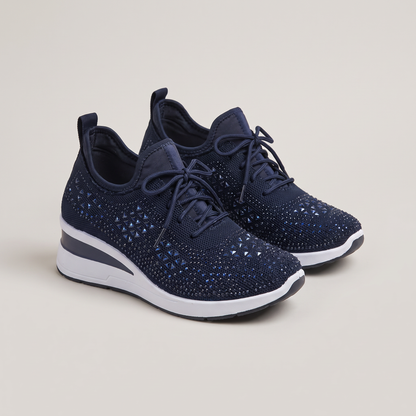 DIAMANTE KNIT COMFORT TRAINERS