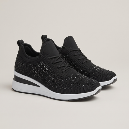 DIAMANTE KNIT COMFORT TRAINERS
