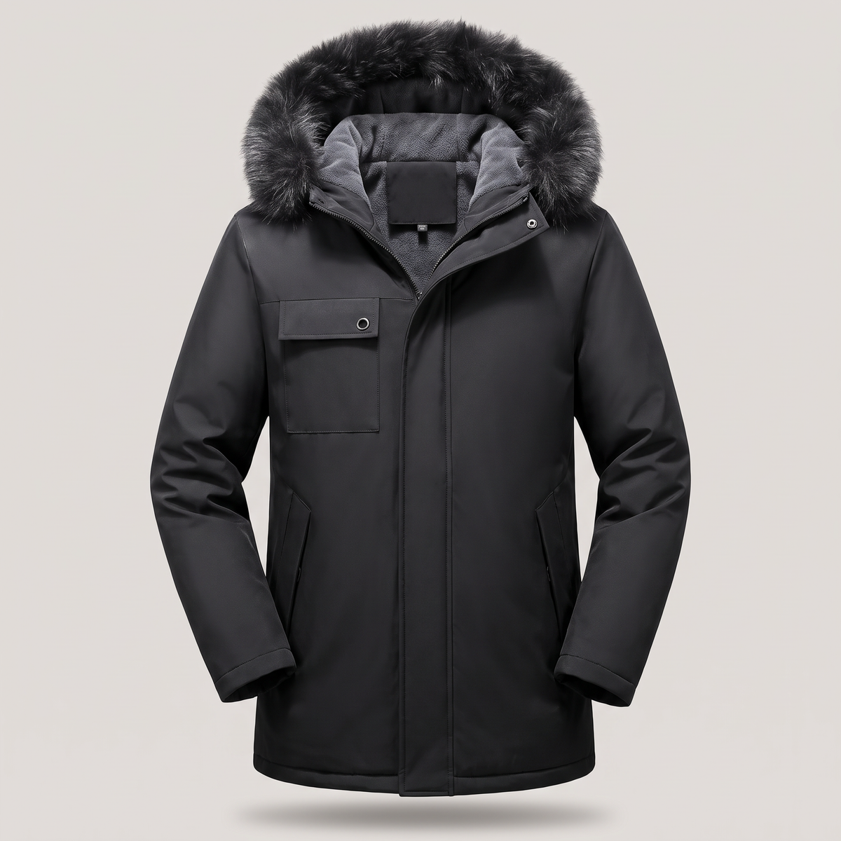FUR HOOD WINTER PARKA