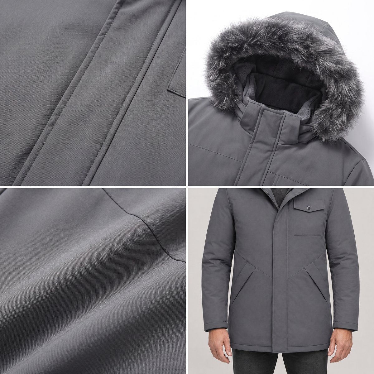 FUR HOOD WINTER PARKA