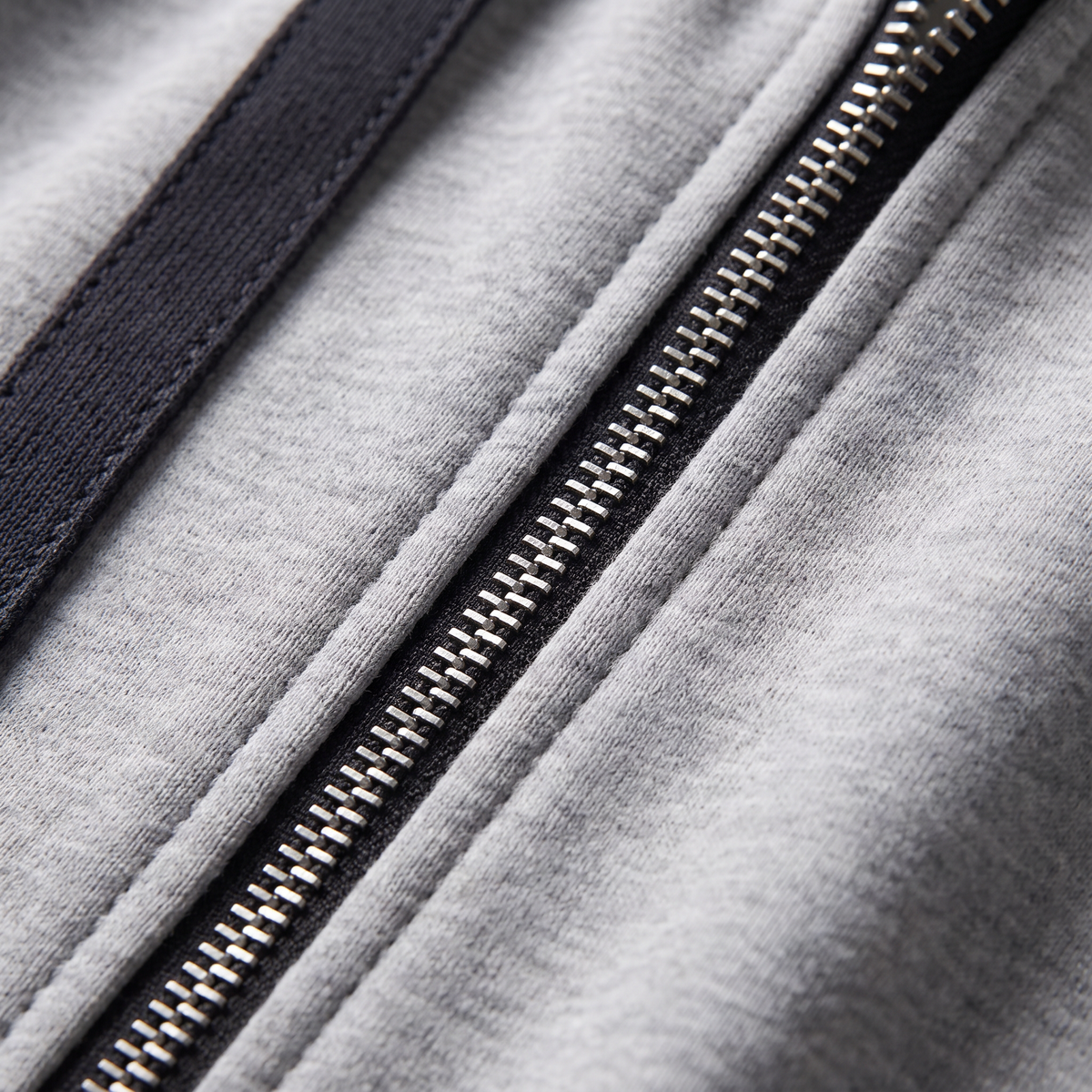 LONGLINE ZIP HOODED CARDIGAN