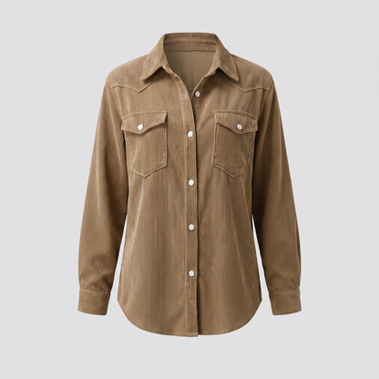 CORDUROY POCKET OVERSHIRT