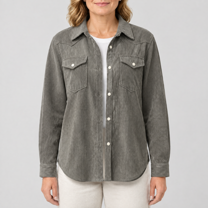 CORDUROY POCKET OVERSHIRT