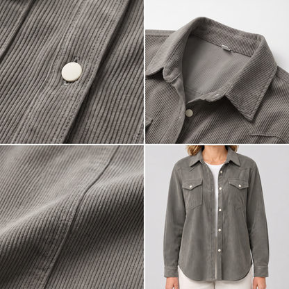 CORDUROY POCKET OVERSHIRT