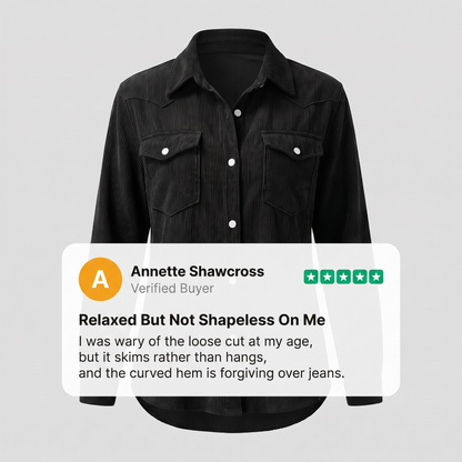 CORDUROY POCKET OVERSHIRT