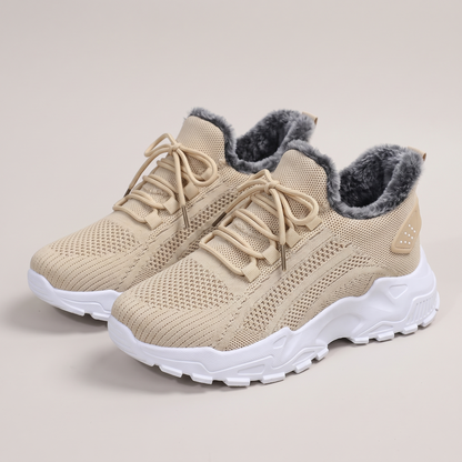 FAUX FUR LINED CHUNKY TRAINERS