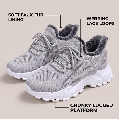 FAUX FUR LINED CHUNKY TRAINERS
