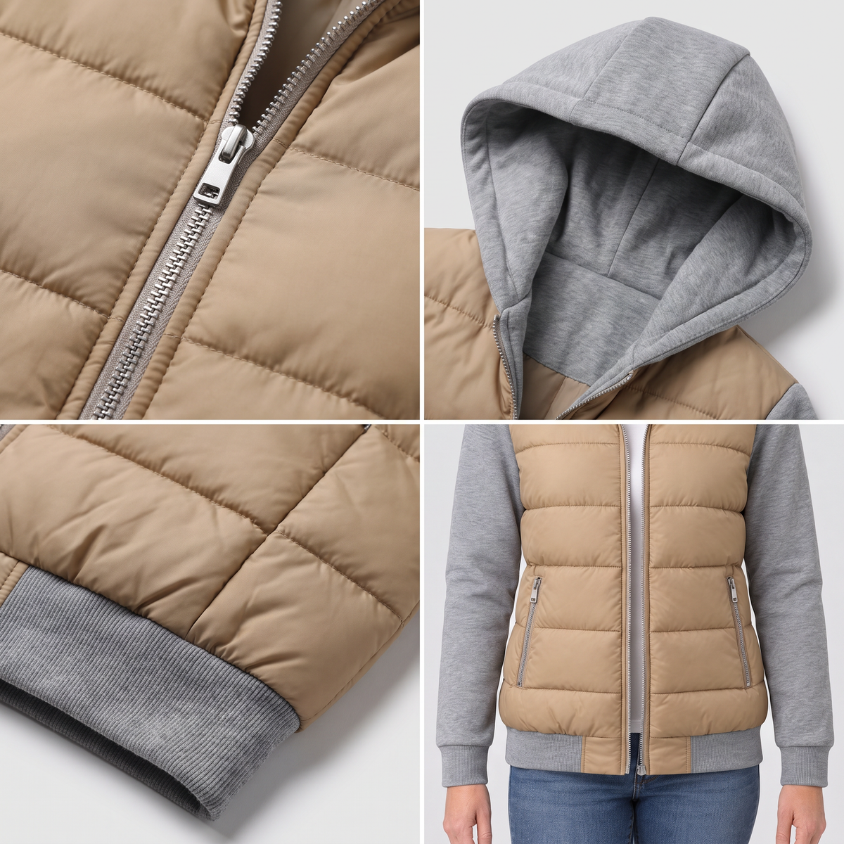 PADDED GILET HOODIE JACKET