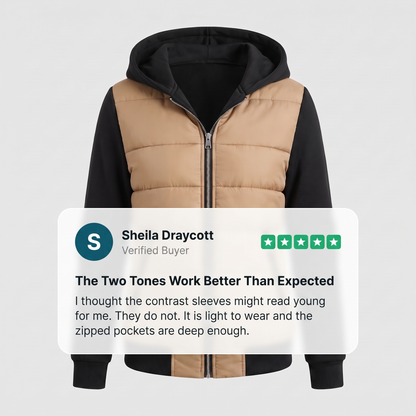 PADDED GILET HOODIE JACKET