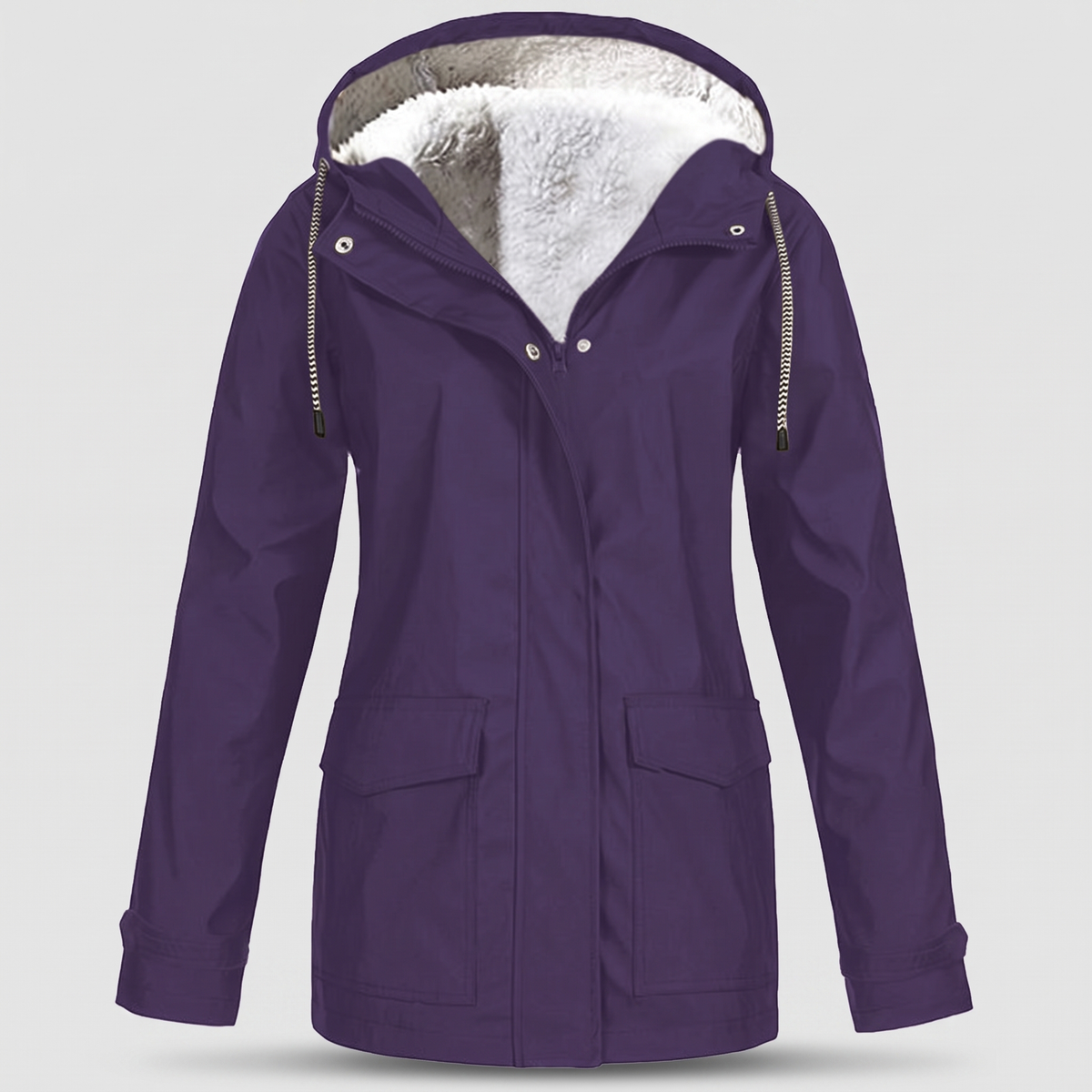 SHERPA LINED HOODED PARKA