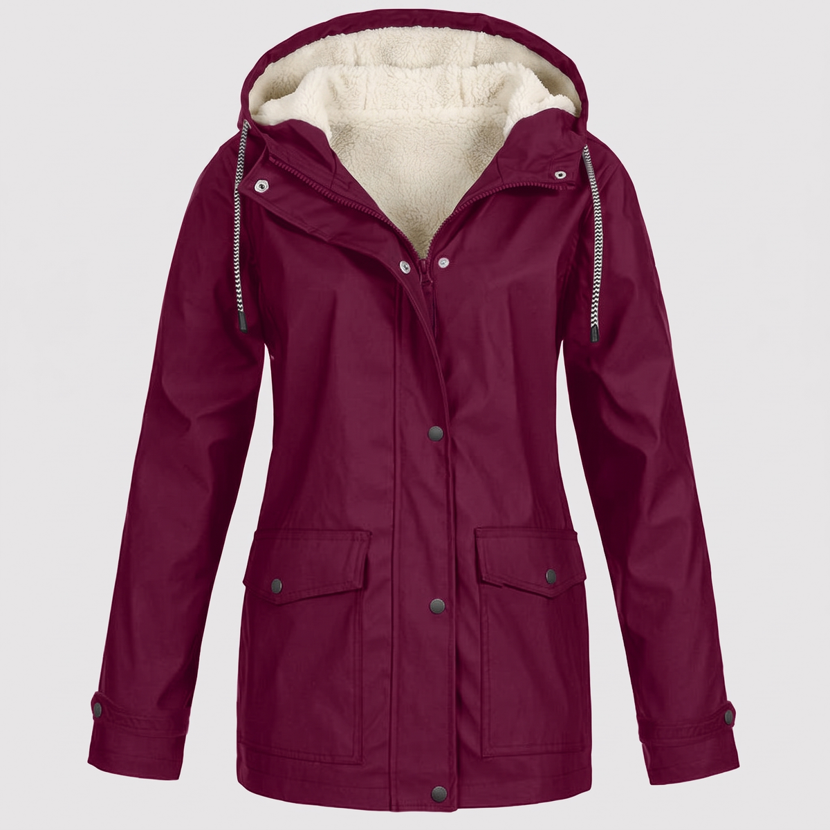 SHERPA LINED HOODED PARKA