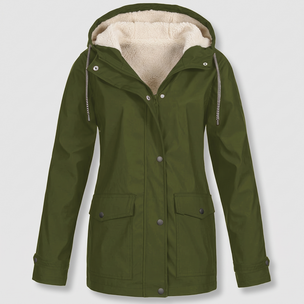 SHERPA LINED HOODED PARKA