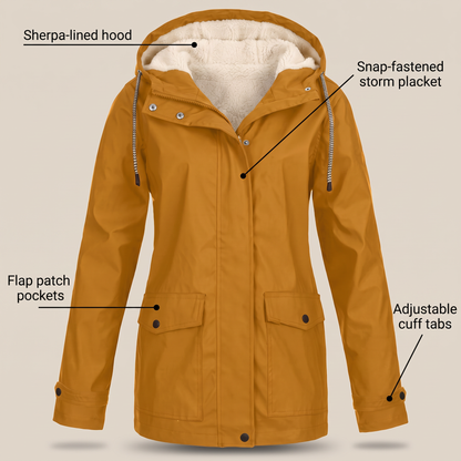 SHERPA LINED HOODED PARKA