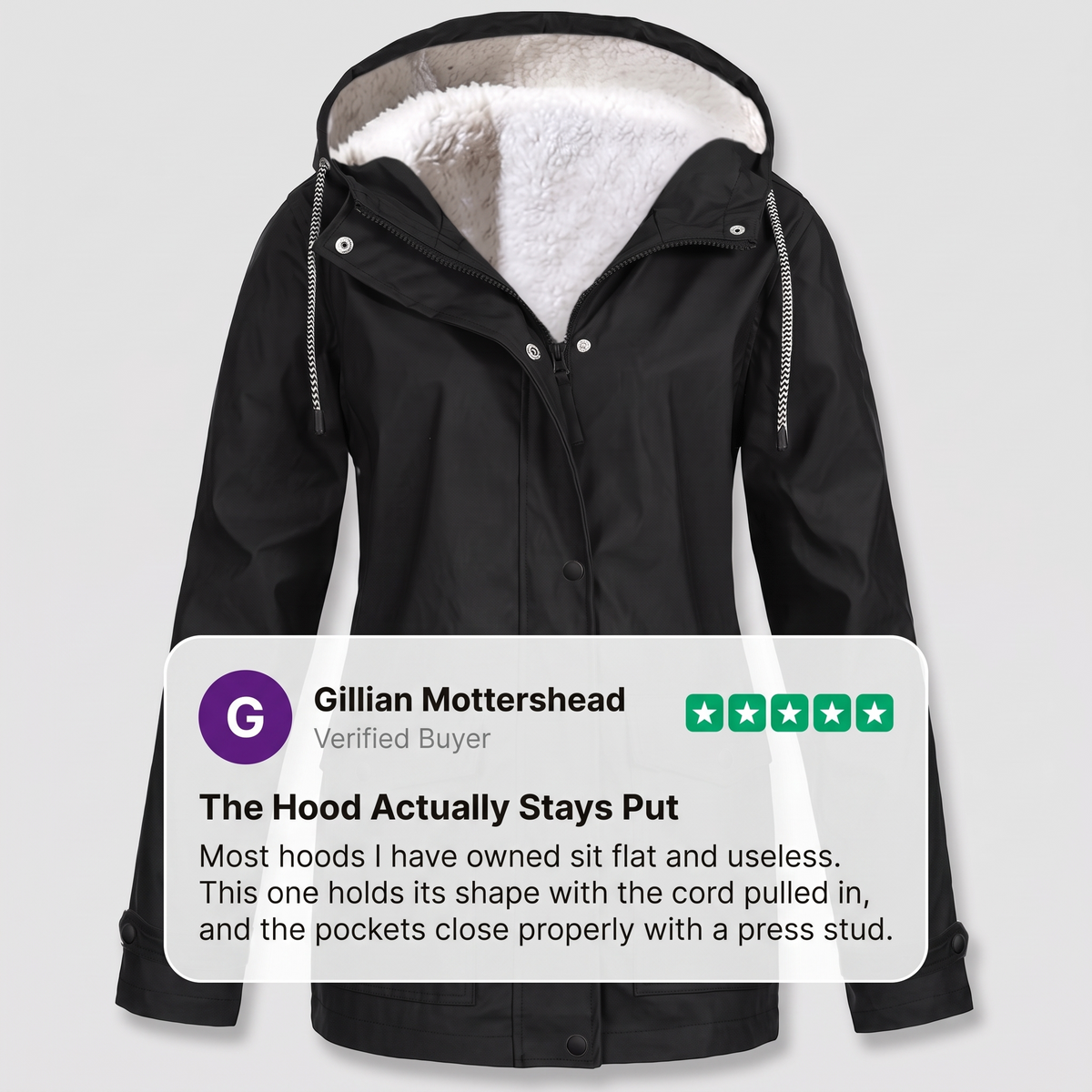 SHERPA LINED HOODED PARKA