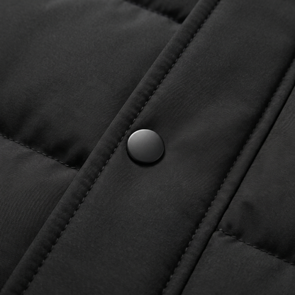 HOODED PADDED UTILITY JACKET