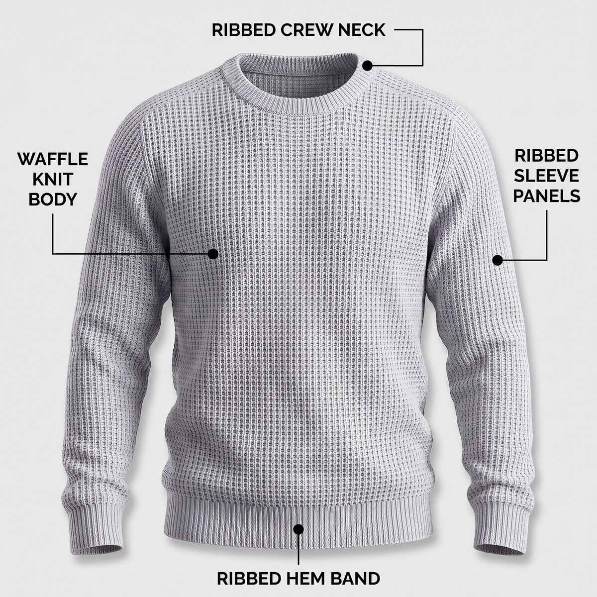 HONEYCOMB CREW NECK JUMPER