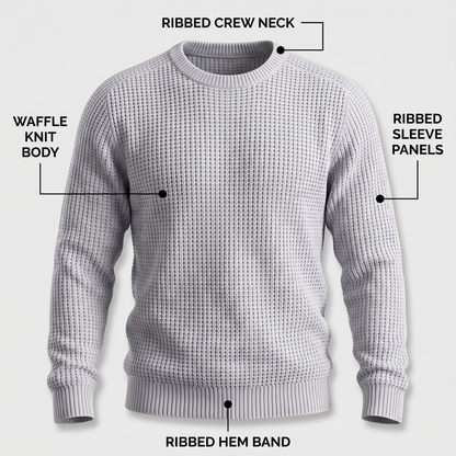 HONEYCOMB CREW NECK JUMPER