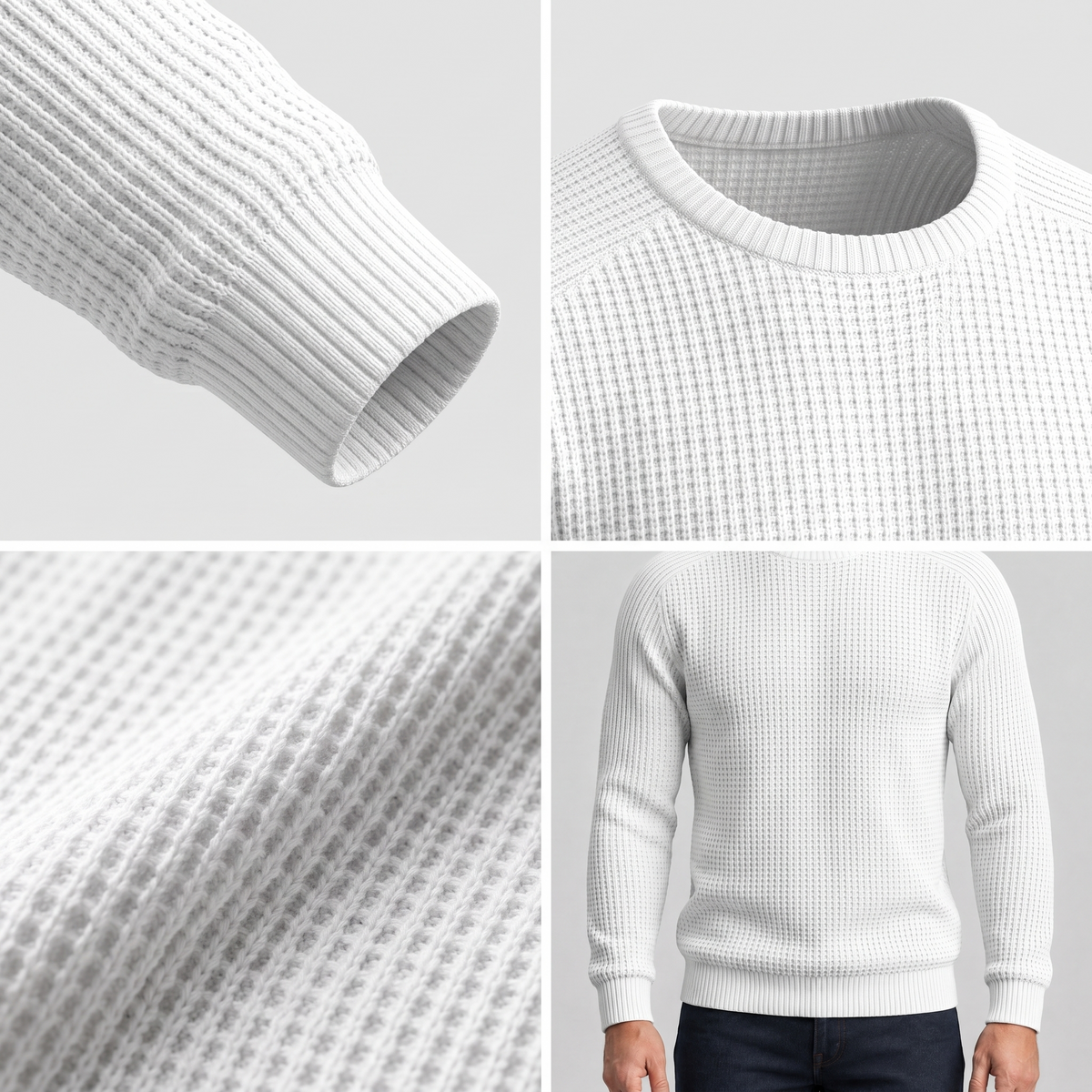 HONEYCOMB CREW NECK JUMPER