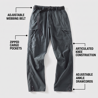 WEBBING BELT FIELD TROUSERS