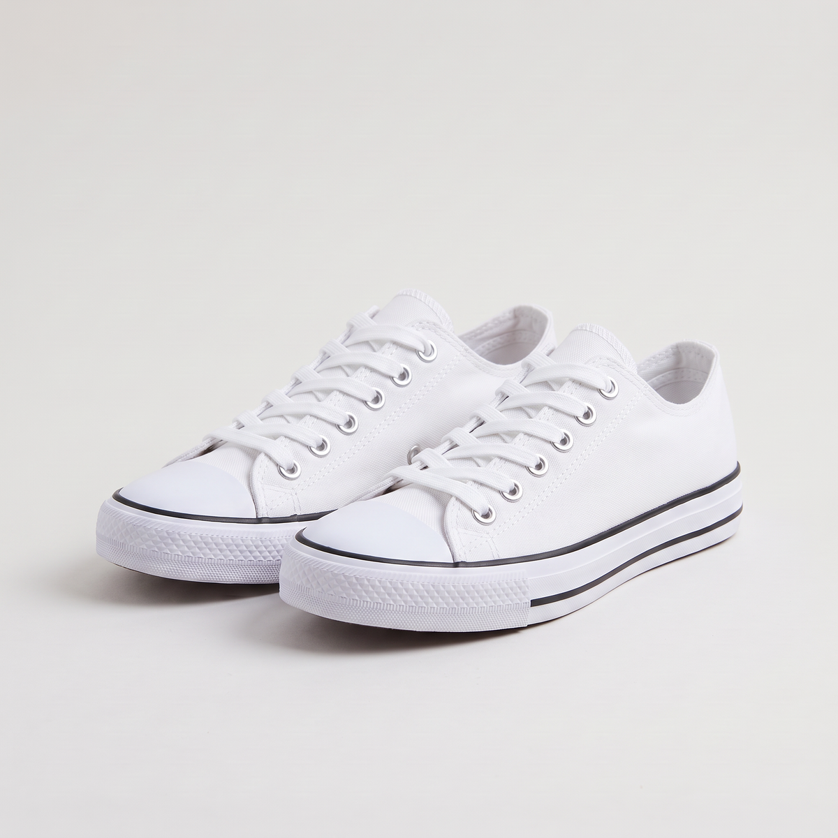 CANVAS TOE CAP TRAINERS