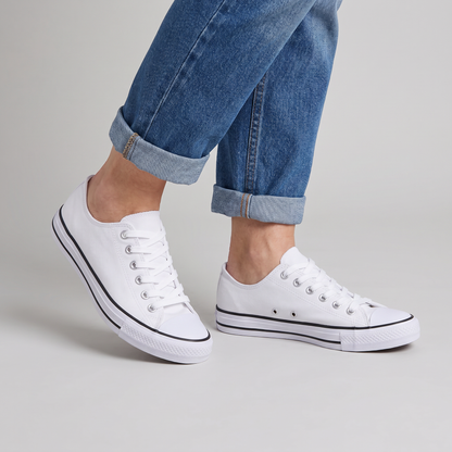 CANVAS TOE CAP TRAINERS