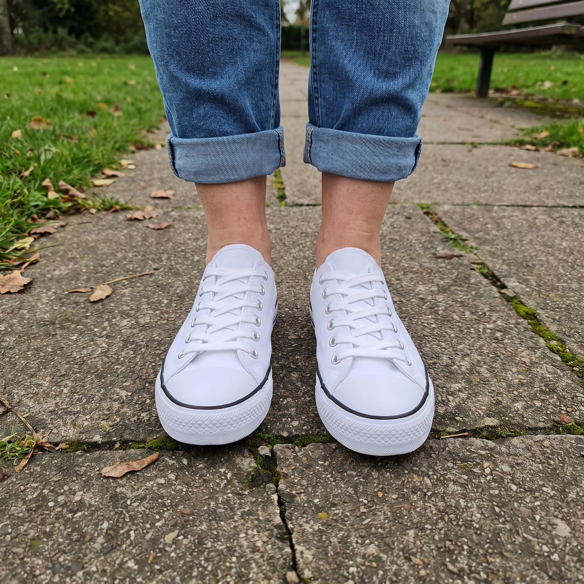 CANVAS TOE CAP TRAINERS