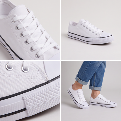 CANVAS TOE CAP TRAINERS
