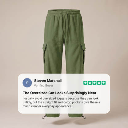 RELAXED MULTI POCKET JOGGER TROUSERS
