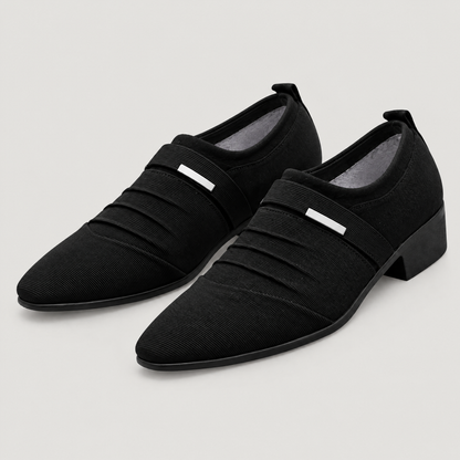 PLEATED VAMP DRESS LOAFERS