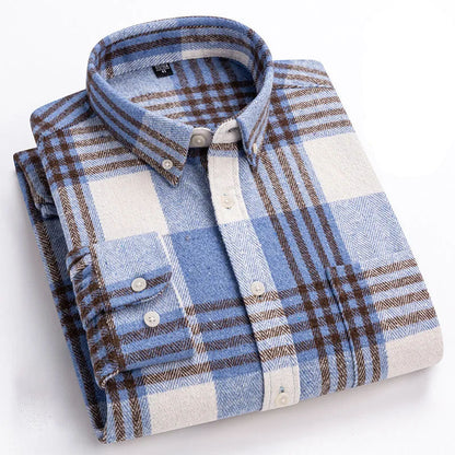GRAYSON COTTON FLANNEL SHIRT