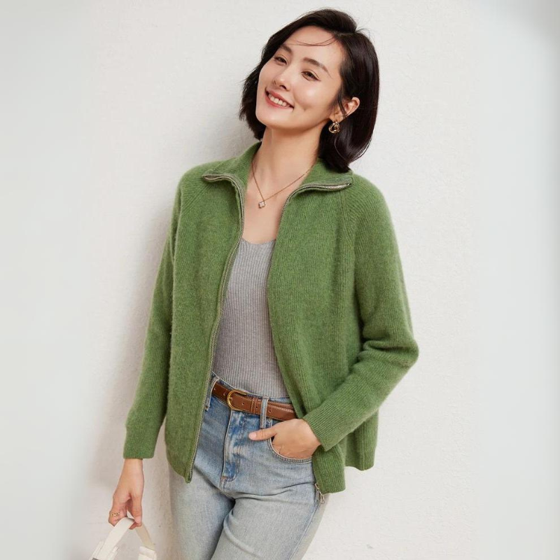 MARSTON LUXE WOOL ZIP-UP