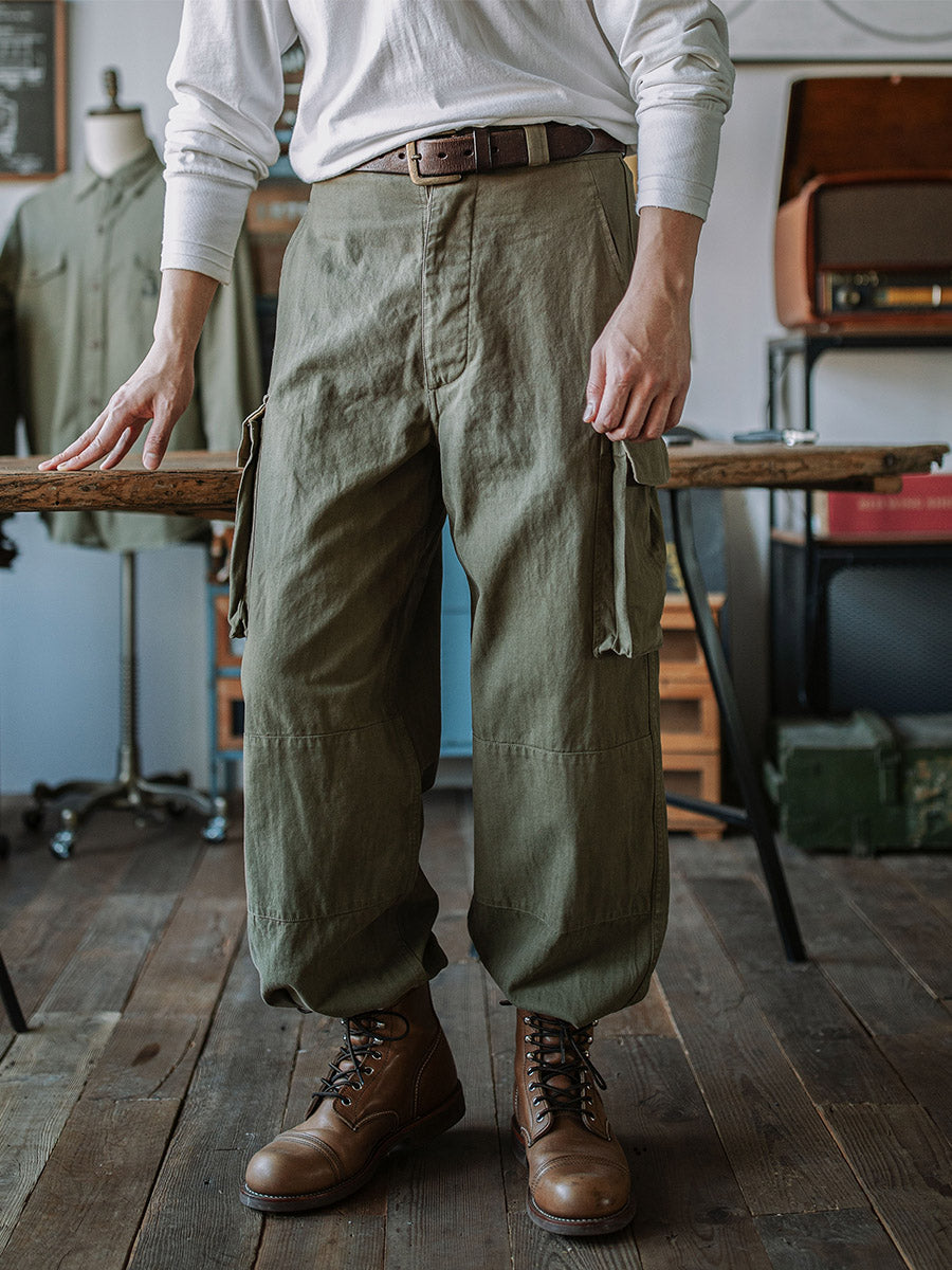FRENCH ARMY M-47 HBT TROUSERS