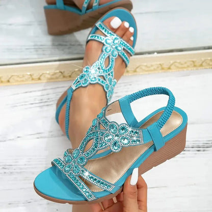 ETERNA WALK WEDGE SANDALS