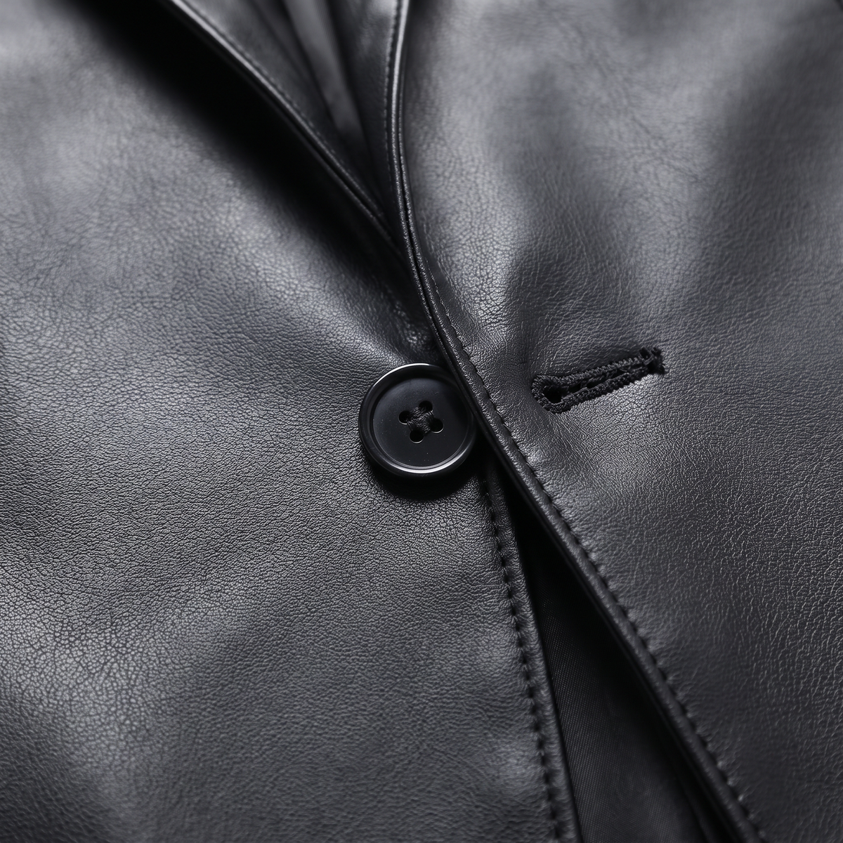 LEATHER TAILORED BLAZER