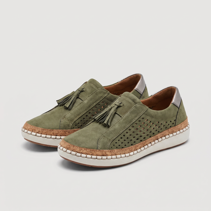 ESPADRILLE SOLE CASUAL LOAFERS