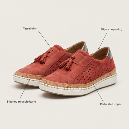 ESPADRILLE SOLE CASUAL LOAFERS