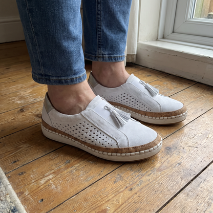 ESPADRILLE SOLE CASUAL LOAFERS