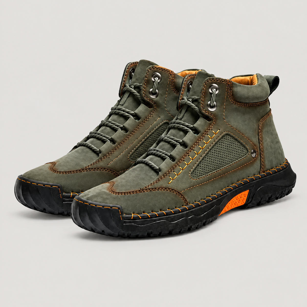 TRAIL STITCH HIGH-TOP BOOTS