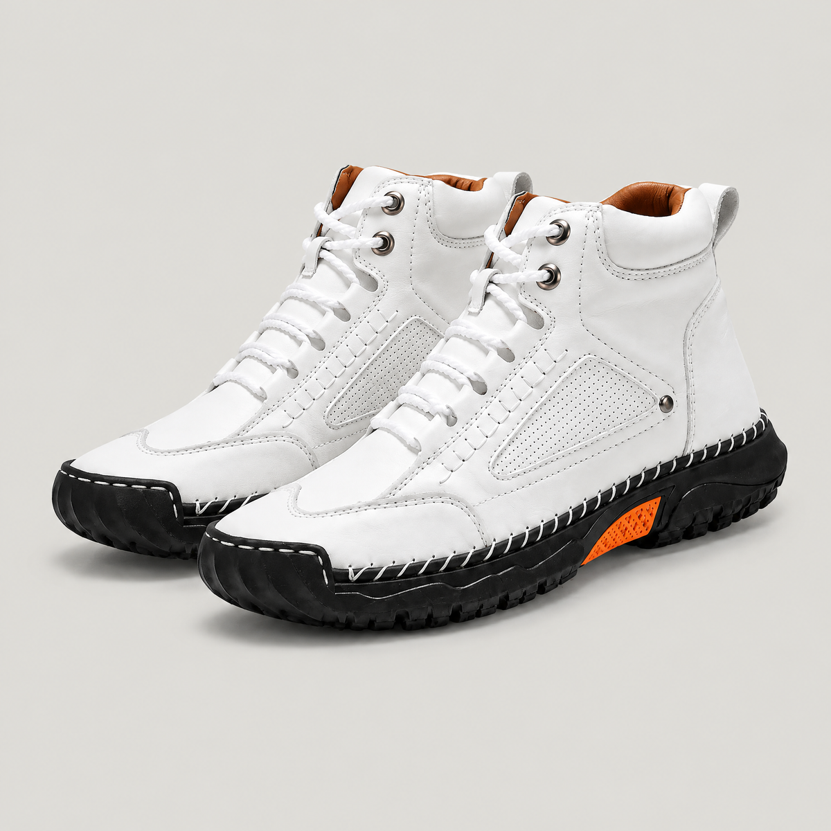TRAIL STITCH HIGH-TOP BOOTS